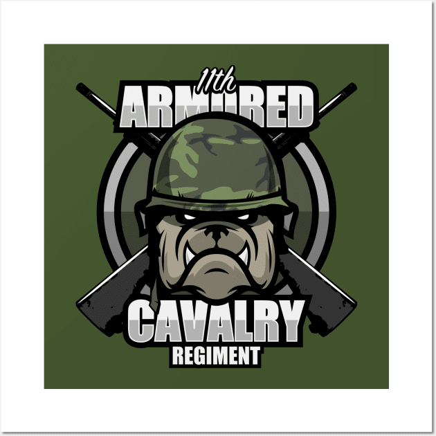 11th Armored Cavalry Regiment Wall Art by TCP